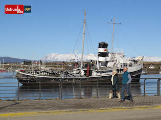 12:22 hs. El sol entibia un mediodia helado