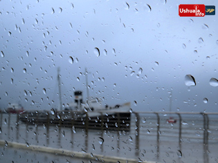 11:55 hs. La primavera llegó con lluvia a Ushuaia