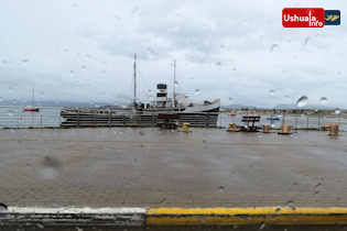 11:21 hs. Lluviosa mañana de Domingo en Ushuaia