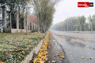 18:29 hs. El otoño y el invierno confluyen en el Fin del Mundo
