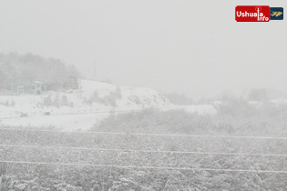 14:20 hs. Domingo nevado con -1 °C