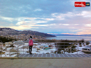 16:55 hs. Apreciando la vista desde el Polo de Andorra