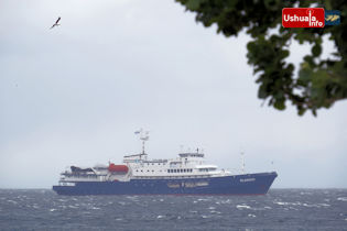 17:32 hs. Tarde de fuertes vientos en Ushuaia