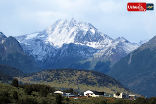 17:31 hs. La lluvia en Ushuaia fue nieve en las alturas