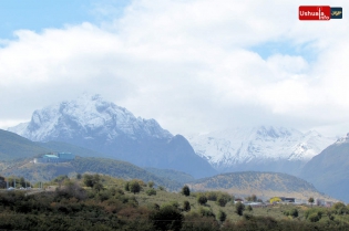 13:28 hs. Sábado soleado después de la nevada en las alturas