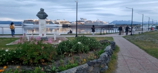 22:14 hs. El primer anochecer del año en el Fin del Mundo