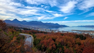 13:12 hs. Postal del otoño en el Fin del Mundo