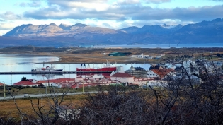 16:05 hs. la ciudad desde la bicisenda Pensar Malvinas