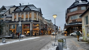 16:48 hs. Una tarde gélida en el centro de la ciudad