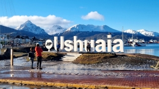 14:15 hs. Capturando recuerdos en Ushuaia