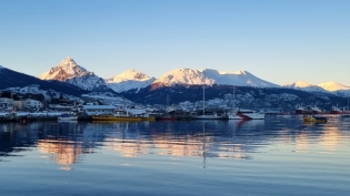 17:15 hs. Postal invernal de Ushuaia