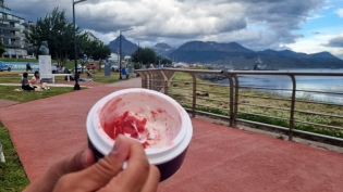 19:44 hs. Ola de calor en Ushuaia