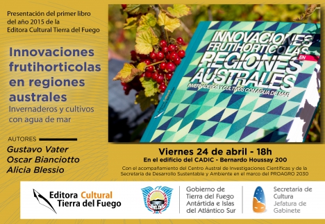 Presentarán libro sobre innovaciones frutihortícolas