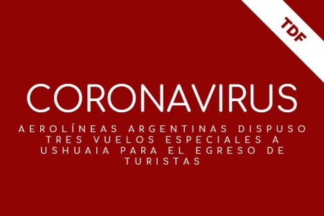 AerolÃ­neas programÃ³ tres vuelos para el egreso de turistas de Tierra del Fuego