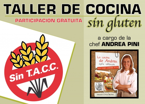 Realizarán un taller de cocina sin gluten, apta para celíacos